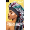DONNA Stylish Edge Reversible Silky Bonnet, Shower Cap for Women Silk Bonnet for Sleeping Satin Bonnet Braid AZTEC