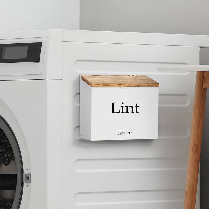 Waratah Designs Magnetic Lint Bin for Laundry Room - Compact