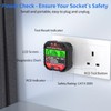 Socket Tester RCD Plug Outlet Tester UK, Electrical Receptacle Detector