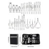 26Pcs Eyebrow Tweezers Manual Stainless Steel Rugged Versatile Lightweight Nail