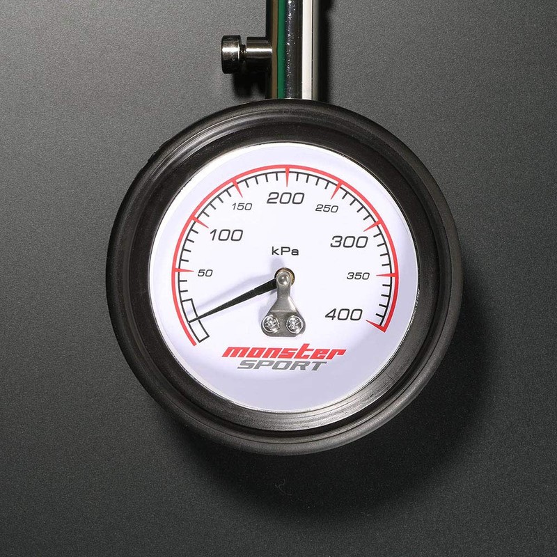 MONSTER SPORT 993121-0000MW Air Gauge, White, Universal