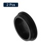 sourcing map 2 Pcs Black Plug Holes, Waterproof Rubber Button