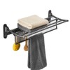 BESy 24 Inch Oil Rubbed Bronze Towel Racks, Bathroom Towel