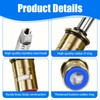 Upgraded 377XKRHJKABNF & 377XKLHJKABNF Long Ceramic 1/4-Turn Cold & Hot