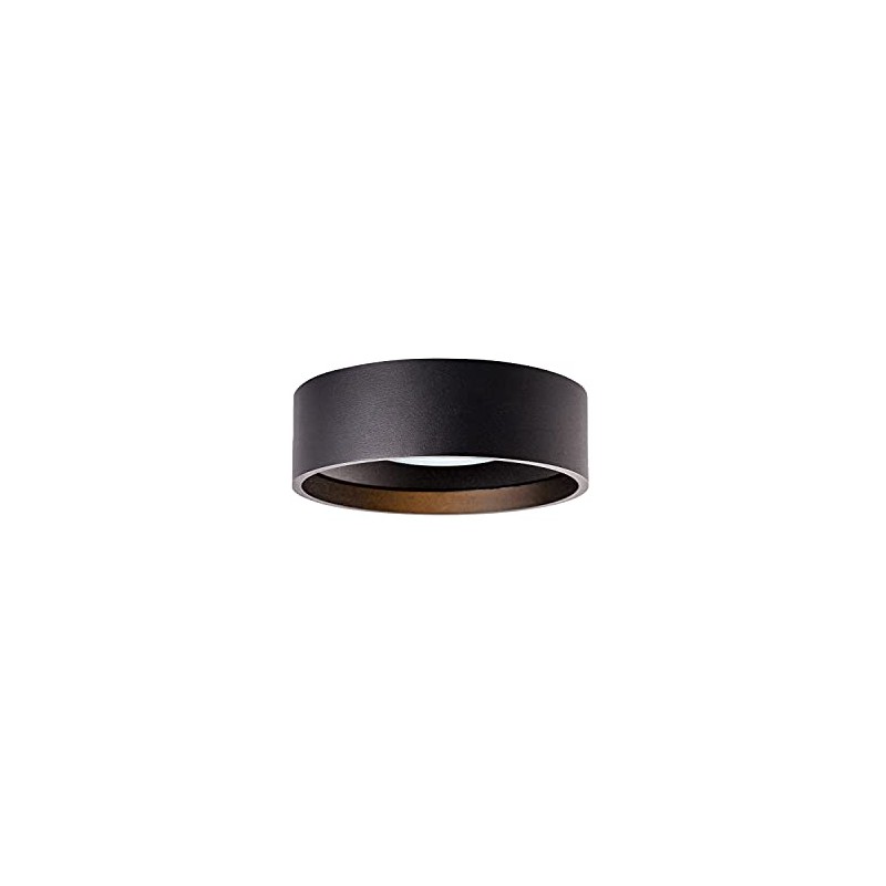 Kuzco Lighting EC18705-BK Trenton Outdoor LED Ceiling Flush Mount, Black