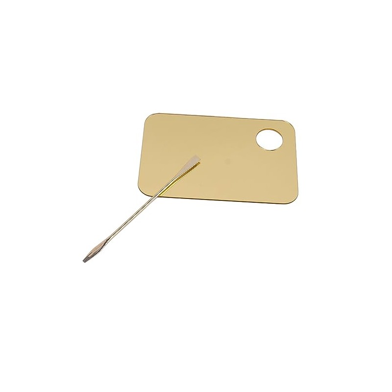 Paleta de Mezcla de Maquillaje, Paleta Acrílica con Espátula