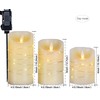 LED flameless Candle, with Embedded Starlight String, danip 5-Piece LED