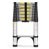 Telescoping Ladder, SocTone 12.5 FT Aluminum Lightweight Extension Ladder with