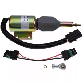 Unbranded Fuel Shutoff Solenoid RE516083 RE502474 for John Deere 160LC 200LC 230LC 270LC