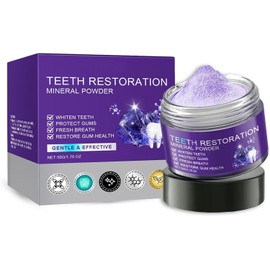 Zahnreparatur Mineralpuder 50g – Zahnrestaurations Mineralpuder, Remineralisierendes Zahnpulver mit Hydroxylapatit, Schmelzstärkung & Aufhellung, Natürliche Zahnfleischpflege, Frischer Atem