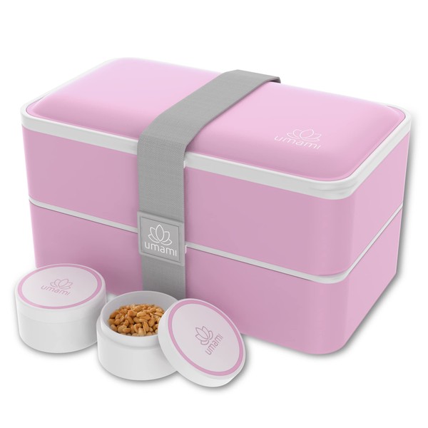Umami Bento Box Adult Lunch Box with Utensils, All-in-One Meal