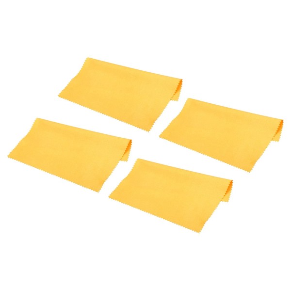Zaplyte 12 x Microfiber Cleaning Cloth 6" x 6" Suede