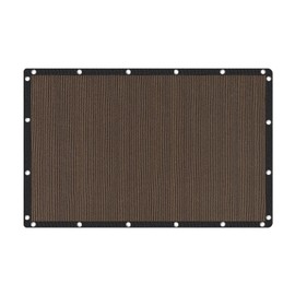 VICLLAX 90% Shade Fabric Sun Shade Cloth with Reinforced Grommets, Outdoor Sun Screen Fabric for Outdoor Patio Garden Pergola Cover Canopy 6x10 FT, Mocha