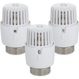 zencQ Radiator Thermostat with Series - Precise Thermostatic Head with Integrated Sensor, Frost Protection and Versatile Adjustment for M30 x 1.5 Thread Valves