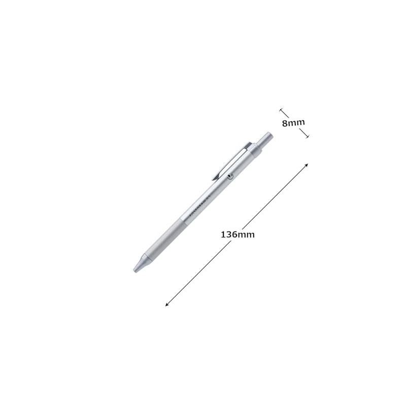Radite PostDraw Mechanical Pencil, 0.5, White, LDB-MP3SV-05