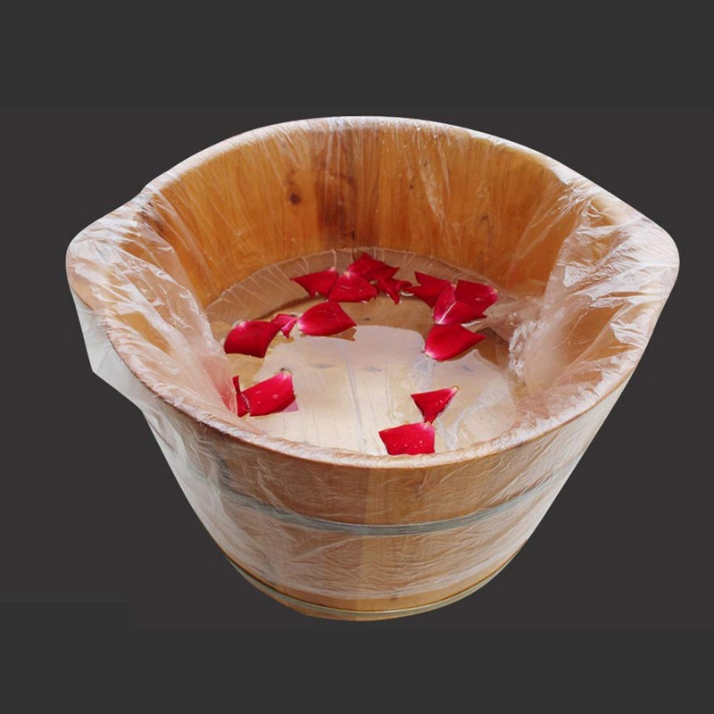 ANCLLO 80 pieces clear spa pedicure liner, foot bath liner,