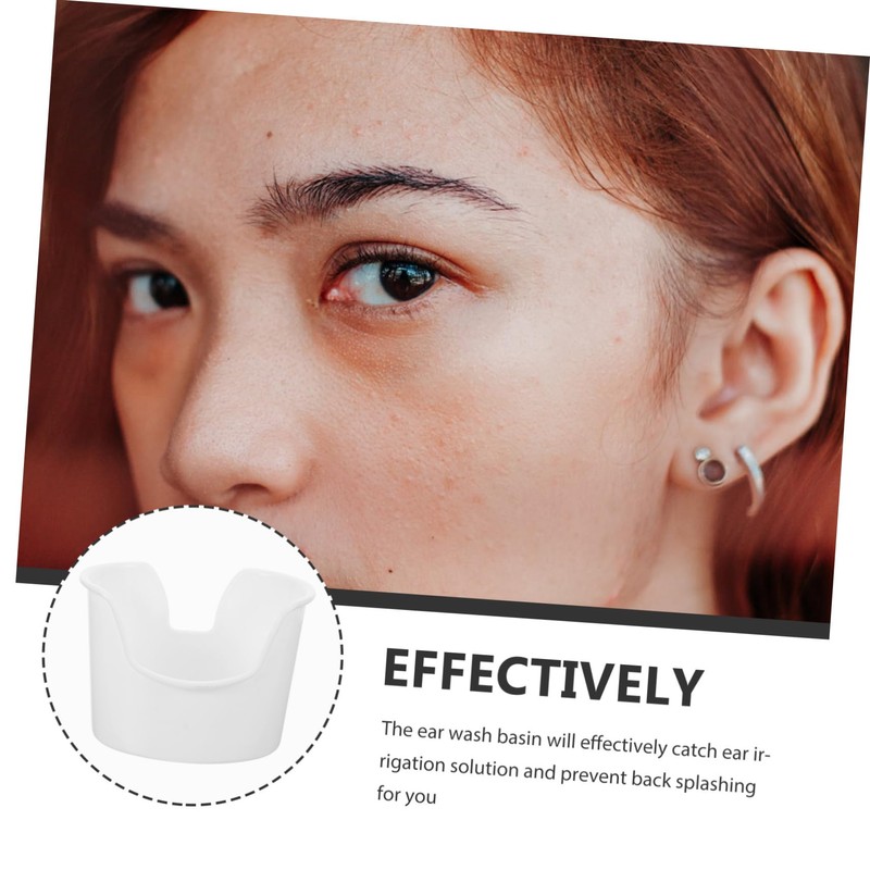 FOMIYES Small Reusable Ear Cleaning System Wash Basin Ear Wax