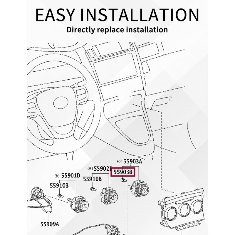 3PCS Air Conditioner Heater Control Back-light Bulb With White Socket,