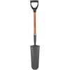 Forestry Suppliers Solid Shank Drain Spade/Sharp Shooter Shovel, 16" Blade,