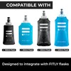 FITLY Running Handheld Wasserflasche 12 oz Soft Flask - Blau