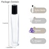Yebeauty 12 Pack Clear Portable Sample Essential Oil Roller Massage