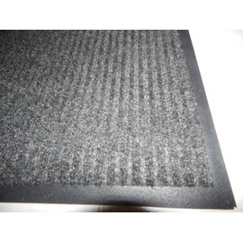 ANDY'S CARPETS. 3' x 5' Door Mat Heavy Duty Entrance Entry Front Charcoal Gray