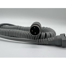 Nail Drill Replacement Motor Cord Compatible with Kupa Upower UP200 UG12 / Super UP200 SUG12 (New Super UP200 3 Pins - Grey)