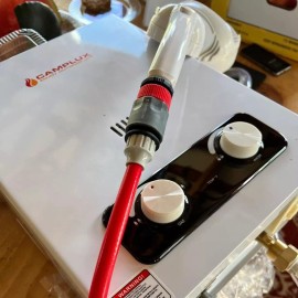 Camplux Portable Shower head with Garden Hose Quick Connector