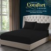 Sunshine Comforts Microfiber Fitted Sheets Breathable, Anti Wrinkle 26cm Deep