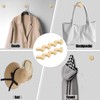 Wood Wall Hooks – 8 Pcs Decorative Wooden Hooks for