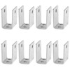 Fanmao 8 Pcs 2-1/2" High U Bracket for 1-1/4" Panel,
