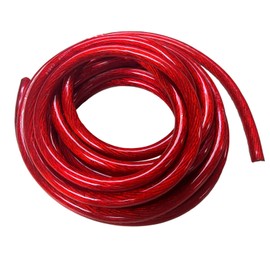 IMC Audio 8 Gauge CCA Power Red Wire Cable (5ft Red) Battery Cable Wire, Automotive, Car Audio Speaker Home Stereo System, RV Trailer, Amp Wiring 8 Guage Power Wire Cable for Car Audio