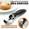 Spring Chef Ice Cream Scoop with Soft Grip Handle, Professional