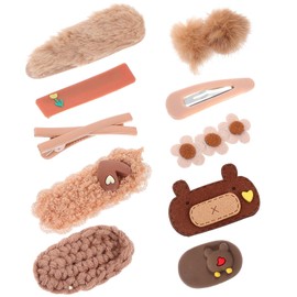 OHPHCALL 10pcs Women Hair Clips Mini Hair Decorations for Women for Bride Ponytail