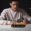 DAHONPA M4A3 Sherman Main Battle Tank Building Blocks for Adults,
