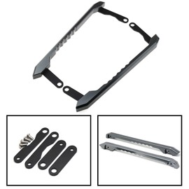 Motorcycle Passenger Rear Grab Bar Rear Seat Rail Kit Grab Handles Hand Grips Tail Handle Armrest for Yamaha MT09 FZ09 MT-09 FZ-09 MT 09 FZ 09 2013 2014 2015 2016 2017 2018 2019 2020(Titanium)