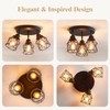 ABEAJAT Kitchen Light Fixtures, Adjustable Semi Flush Mount Ceiling Light