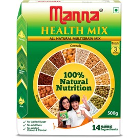 Manna Multigrains Health & Nutrition Drink - 500g (No Added Sugars & Preservatives)