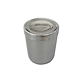 GIMA 131 Stainless Steel Glass with Lid 1 Litre 103mm x 128mm