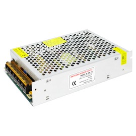 LED Transformer 12 V 200 W, 230 V to 12 V 16.7 A, LED Power Supply 12 V DC Low Voltage Transformer, No Noise, No LED Flicker, 240 V to 12 V LED Driver Power Supply, for LED Strips and LED Interior