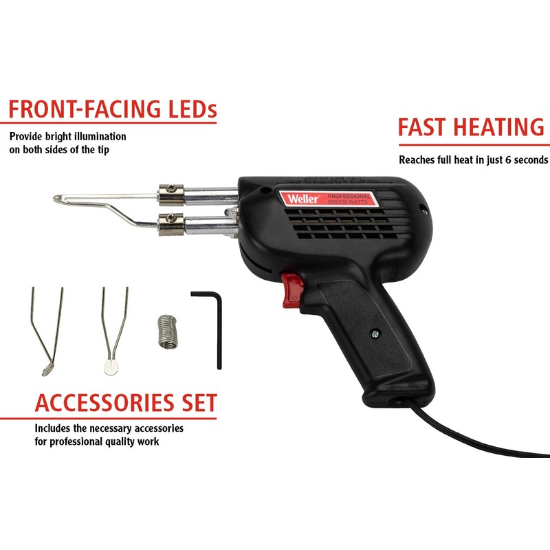 Weller 260 Watt & 200W Professional Soldering Gun Kit with