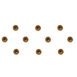 Comet Busters Beautiful Golden Round Bindi