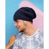Hatstar Warm-lined, fine-knit women's, men's beanie hat with braided pattern