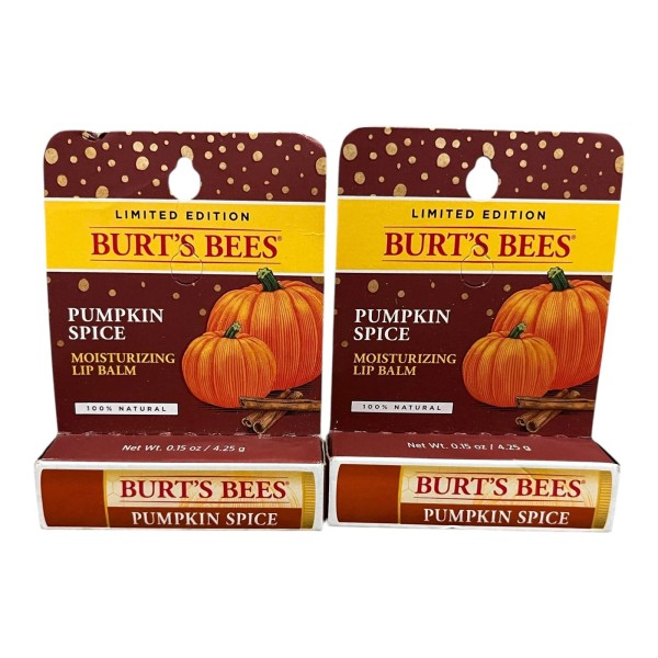 Burt's Bees Lot Of 2 Burt's Bees Moisturizing Lip Balm