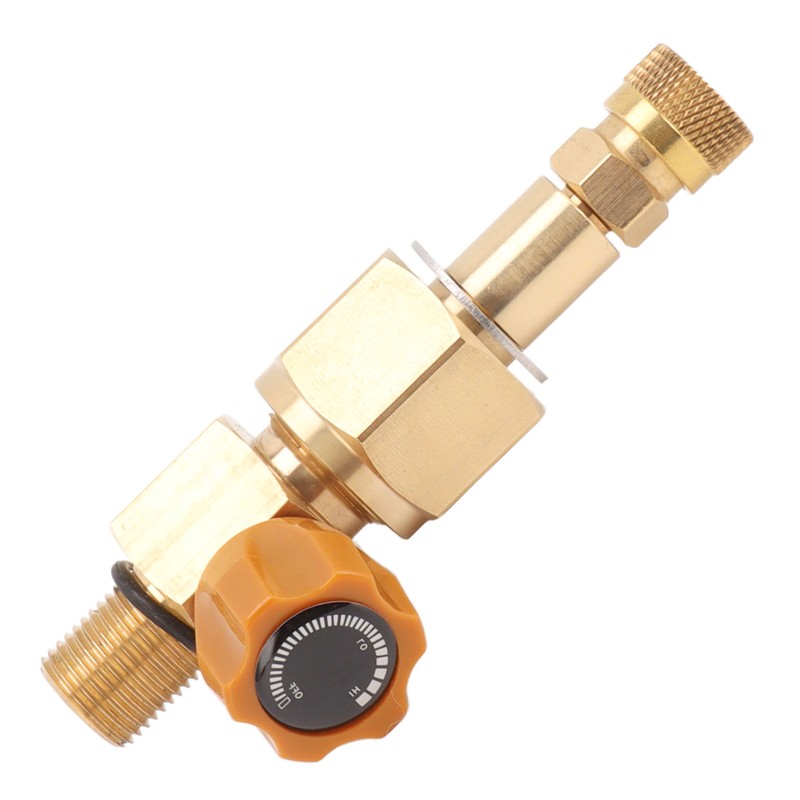 CO2 Tank Refill Valve 5/8‑18unf Brass CO2 Cylinder High Pressure