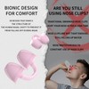Nose Plugs for Swimming Silicone Swim Nose Clip Adult Hree-Layer