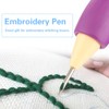 Punch Pen Set Embroidery Stitching Tool Kit Threaders Embroidery Punch