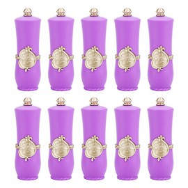 Empty Lipstick Tube DIY, homemade lipsticks, Simple Design ABS Material Lipstick Mold for DIY Lipstick, Making Tool Kit Set by Oneself (Purple-10PCS)