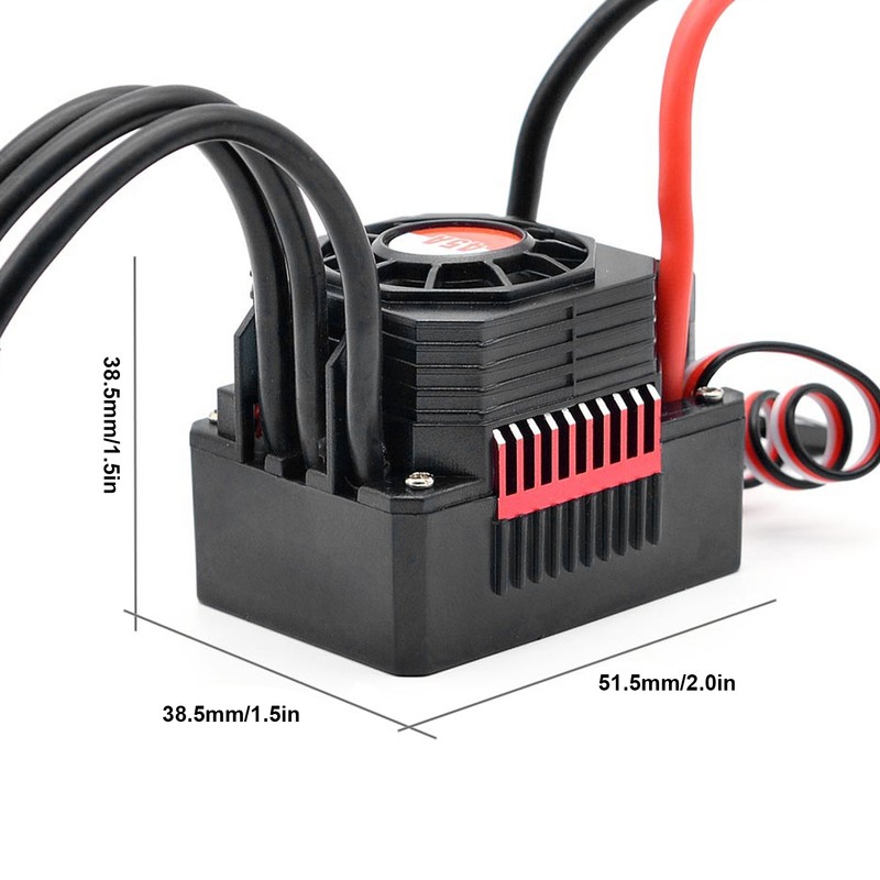 SURPASSHOBBY 80A Waterproof Brushless ESC with XT60 Plug for 1/0