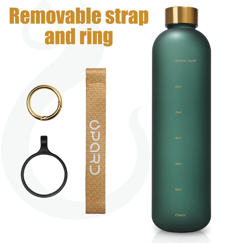 Opard Water Bottle, 1 Litre, Leak-proof Water Bottle, BPA-Free Sports